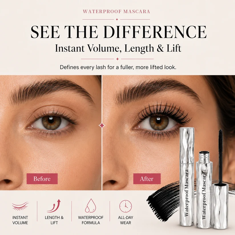 Waterproof Curling & Lengthening Mascara
